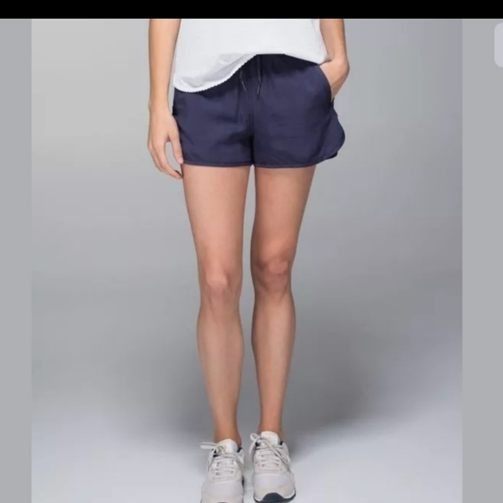 Lululemon Varsity Tencel shorts light purple
